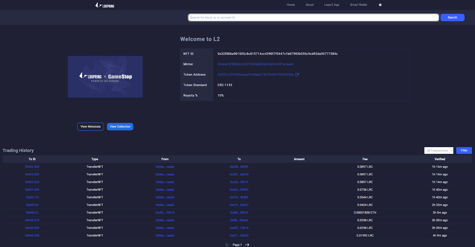 Loopring NFT